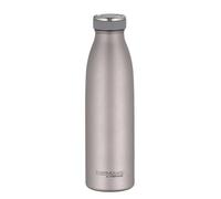 THERMOcafé by THERMOS TC Bottle Bouteille isotherme en acier inoxydable résistant aux boissons gazeuses pendant 12 h chaud 24 h froid 0,50 l Anti-fuite Pour l'école, les déplacements et le bureau Rose