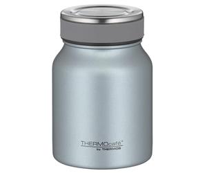 THERMOcafé by THERMOS TC Food Jar Ice Blue Mat 0,50 l Récipient alimentaire isotherme à double paroi en acier inoxydable anti-fuite, passe au lave-vaisselle, pour le bureau et les déplacements