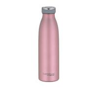 ThermoCafé Drinking Bottle, Insulated Water Bottle, Insulated Bottle, Thermos Flask, Stainless Steel, Mat Rosé Gold, 0,5 l