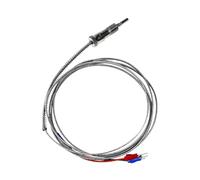 Thermocouple à ressort de compression M12 - Capteur de température métallique VaneAims KJ PT100 for le contrôle - Disponible en longueurs de 0,5 m, 1 m, 2 m et 3 m.(J Type 0.5m)