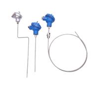Thermocouple blindé PT100 de type K, J, K-191 131 291R, résistant à la température, d'aiguille pliable(Type K Φ8*2000mm)