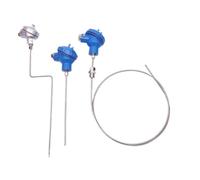 Thermocouple blindé type K J PT100 WRNK-191/131/291R, résistance thermique, Type d'aiguille Flexible, 1 pièce(K型Φ8*2000mm 无固定装置)