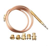 Thermocouple de rechange 900 mm pour chaudières à gaz, chauffe-eau, cheminées à gaz avec construction en métal et plastique