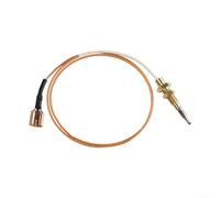 Thermocouple de rechange pour cuisinière à gaz et cheminée, capteur spiralé, sonde de température de 600 mm ou 1200 mm de longueur, appareil d'allumage doré pour chauffage à gaz système de sécurité
