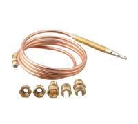 Thermocouple de rechange pour fours à gaz, chaudières, chauffe-eau et cheminées à gaz - 900 mm avec filetage M9, résistance interne de 30 ± 3 mΩ, compatible avec les cuisinières à gaz