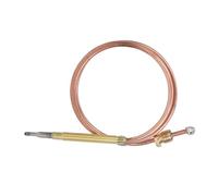 Thermocouple de remplacement de 900 mm, thermocouple universel, thermocouple de chauffage de cheminée pour barbecue, avec écrous ajustés 5 pièces, pour cuisinière à gaz, cuisinière à induction, appare
