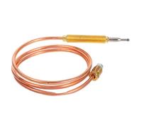 Thermocouple de Remplacement pour Chauffage de Cheminée, Capteur | Cuivre, Vis Filetée M8, Résistance Interne 13 Mω à 34 Mω, Potentiel à Vide à 30 Mv