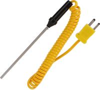 Thermocouple de type K Capteur thermocouple en acier résistant à la chaleur avec poignée isolée Haute précision Réponse rapide pour les tests de températureSonde de température Thermocouple