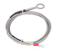 Thermocouple de Type K Dia 14-40 à 1000 ℃ Capteur de Sonde de Température à Deux Fils en Acier Inoxydable 304 (2M)