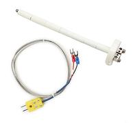 Thermocouple de type K pour sonde de température des gaz d'échappement avec raccord en pointe exposée, four en céramique avec plaque de raccordement et câble de raccordement 2372F 1300C CR-06