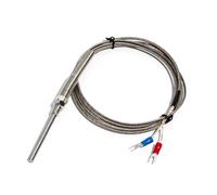 Thermocouple de type K, Sonde thermocouple type K for thermostat régulateur de température PID, sonde 5 x 50 mm, longueur 1 m/2 m/3 mètres/4 m/5 m(5x50mmx5m)