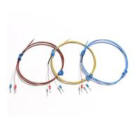 Thermocouple de type K type J/T, joint de soudure exposé, ligne de mesure de température, capteur sensible rapide avec film adhésif PI, 1 pièce (J 5 m avec PI)