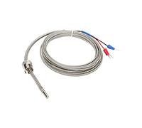 Thermocouple durable, thermocouple de type K anti-interférence, ne tombe pas facilement, ne ternit pas, couple thermique immunitaire pour les entreprises de foyers à gaz et les (3 mètres)