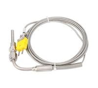 Thermocouple EGT de type K, sonde de température à pointe exposée en acier inoxydable haute précision, réponse rapide pour la mesure des gaz d'échappement, filetage NPT 1/8 po (3m)
