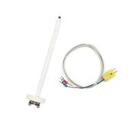 Thermocouple en céramique Kit de sonde thermocouple de type K for mesure de haute température, câble de 1 m, plage de température de -50 à 1300 °C (-58 à 2372 °F)
