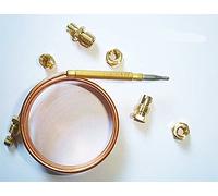 Thermocouple * * Four à gaz * * avec culot à vis cuisine pour Ariston Indesit Lofra GLEM gaz Foster Rex Electrolux Zanussi AEG Rex NARDI Franke NARDI Foster SMEG Beko Hoover Iberna Tecnogas universel longue cm 140