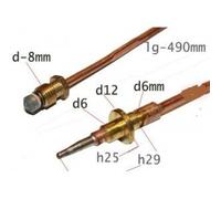 Thermocouple longueur 490mm pour table de cuisson