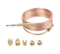 Thermocouple M6x0.75 90cm pour Brûleur à pour gaz Thermocouple(120CM) | Haute sensibilité, conductivité thermique, détection rapide, pour chaudières, poêles à gaz