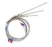 Thermocouple M8 0.5m 1m 2m Type KJ PT100 50mm 100mm 150mm 200mm, sonde capteur de température 0-400 ℃(50mm,5m Type J)