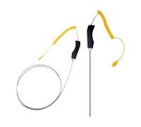 Thermocouple portable type K modèle 104/187, petite poignée, sonde de température 0-1300(316L 8 * 2000mm)