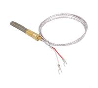 Thermocouple pour cheminée à gaz 61 cm pour pilote, capteur de rechange Millivolt 750 °C pour gaz naturel et appareils électroménagers, cuivre, connexion spirale, tube de 6,35 mm