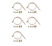 Thermocouple pour cuisinière à gaz Adaptateur de chauffage thermocouple universel for poêle à gaz, 60 cm, 5 pièces, adaptateur de remplacement for cheminée, contrôleur de température numérique