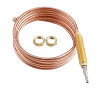 Thermocouple pour cuisinière à gaz Thermocouple M8 à filetage commun for jardin et cuisine, sonde à filetage commun haute sensibilité(150cm)