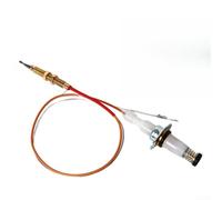 Thermocouple pour gaz Isolation Sûre Étincelle Rapide Thermocouple(1) | Douille pour cuivre pour robuste, étincelle rapide, compatible cuisinières, isolation sûre, montage ajustable