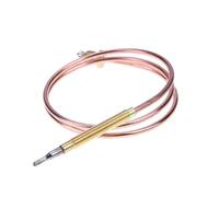 Thermocouple universel à gaz de 60 cm for systèmes chauffage d'eau - Sonde température rechange (1 3 pièces) avec 5 éléments fixes(2PCS)