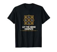 Thermodynamic Computing: Let The Noise Compute Binary Grid T-Shirt