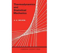 Thermodynamics And Statistical Mechanics
