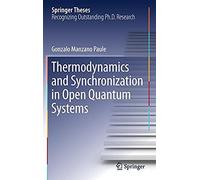 Thermodynamics And Synchronization In Open Quantum Systems