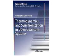 Thermodynamics And Synchronization In Open Quantum Systems