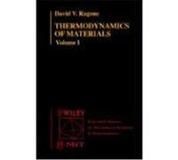 Thermodynamics of Materials, Mit Series in Materials Science and Engineering David V. Ragone (Auteur)