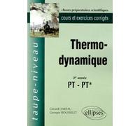 Thermodynamique PT-PT* - Cours et exercices corrigés