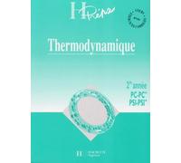 THERMODYNAMIQUE.: 2nde année PC-PC*-PSI-PSI*