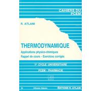 Thermodynamique, application physico-chimiques
