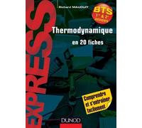 Thermodynamique En 20 Fiches Bts 1re & 2e Années