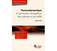 Thermodynamique Et Optimisation Énergétique Des Systèmes Et Procédés