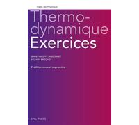Thermodynamique. Exercices - Jean-Philippe Ansermet - Presses Polytechniques Romandes - broché - Scolaire / Universitaire