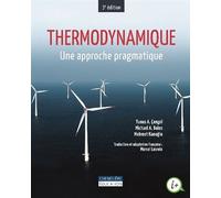 Thermodynamique Une approche pragmatique - Yunus A. Cengel - Gaetan Morin Cheneliere Education - broché - Essai