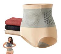 Thermogene Short gainant 4 en 1 pour brûler les graisses, sans couture, taille haute et contrôle du ventre, antidérapant, pour mariage, fête de la bière, A01 beige., XXL