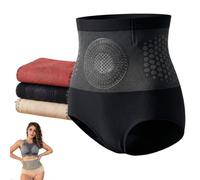 Thermogene Short gainant 4 en 1 pour brûler les graisses, sans couture, taille haute et contrôle du ventre, antidérapant, pour mariage, fête de la bière, #A01 noir, 5XL
