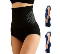 Thermogenic Fat Burning Shorts for Women, High Waist Tummy Control Shapewear, Sculpting Compression Slimming Underwear (Black,M)