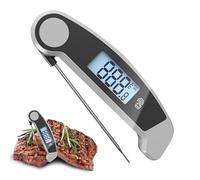 Thermographe à viande pour cuisiner, thermographe à viande - Thermomètre numérique à lecture instantanée pour cuisiner dans la cuisine et rôtir | Thermographe de cuisine pliable imperméable précis