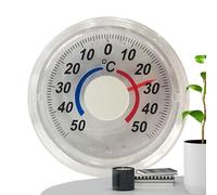 Thermographe Extérieur: Indicateur De Température Monté Sur Fenêtre, Cadran Avec Deux Couleurs, Panneau D'affichage Facile Lecture, Structure Durable | Moniteur Fiable Pour Les