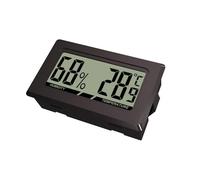 Thermographe LCD - Thermomètre et hygromètre numérique, Thermographe LCD portable | Affichage précis de la température et de l'humidité pour la maison, thermographe compact de bureau, moniteur de