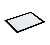 Thermohauser 8300051124 Eco Line Tapis de cuisson en silicone lavable jusqu'à env. +230 °C Blanc laiteux 38,5 x 28,5 cm