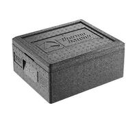Thermohauser - Boîte isotherme en polypropylène GN 1/2 - Avec couvercle - Noir - 39 x 33 x 18 cm 10 l.