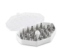 Thermohauser Lot de petites douilles assorties, Douilles : acier inoxydable, adaptateur : plastique PE, cassette : plastique., acier inoxydable, 29-teilig